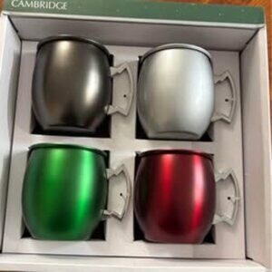 Moscow Mule Bar Set Cambridge 4-pc. FULL SIZE - NEW in Box